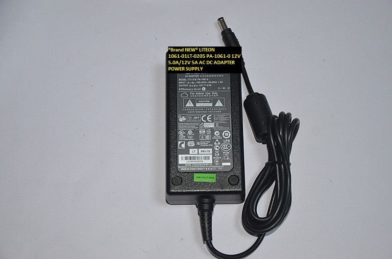 *Brand NEW*5.5*2.5 12V 5.0A/12V 5A LITEON PA-1061-0 1061-01LT-0205 AC DC ADAPTER POWER SUPPLY